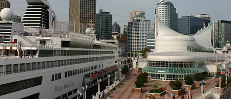 cruise ship disembarking