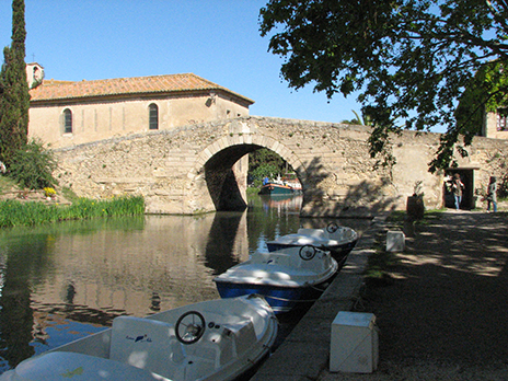 Canal du Midi in France - barge cruise