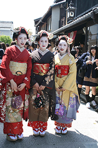 Geishas - in Japan with Royal Caribbean International Cruises