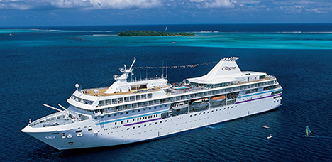 Regent Seven Seas in Tahiti