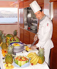 Chef Sudesh Kishore and SeaDream Yacht Club