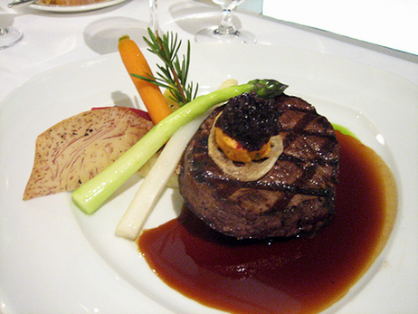 recipe for veal mignon from Chef Bernhard Zorn