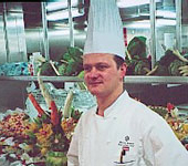 Chef Walter Rosner with Silversea Cruises