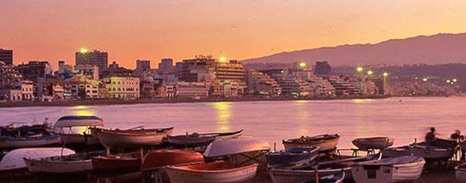 Tenerife port in Canary Islands