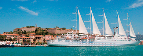 types of cruises - sailing cruises